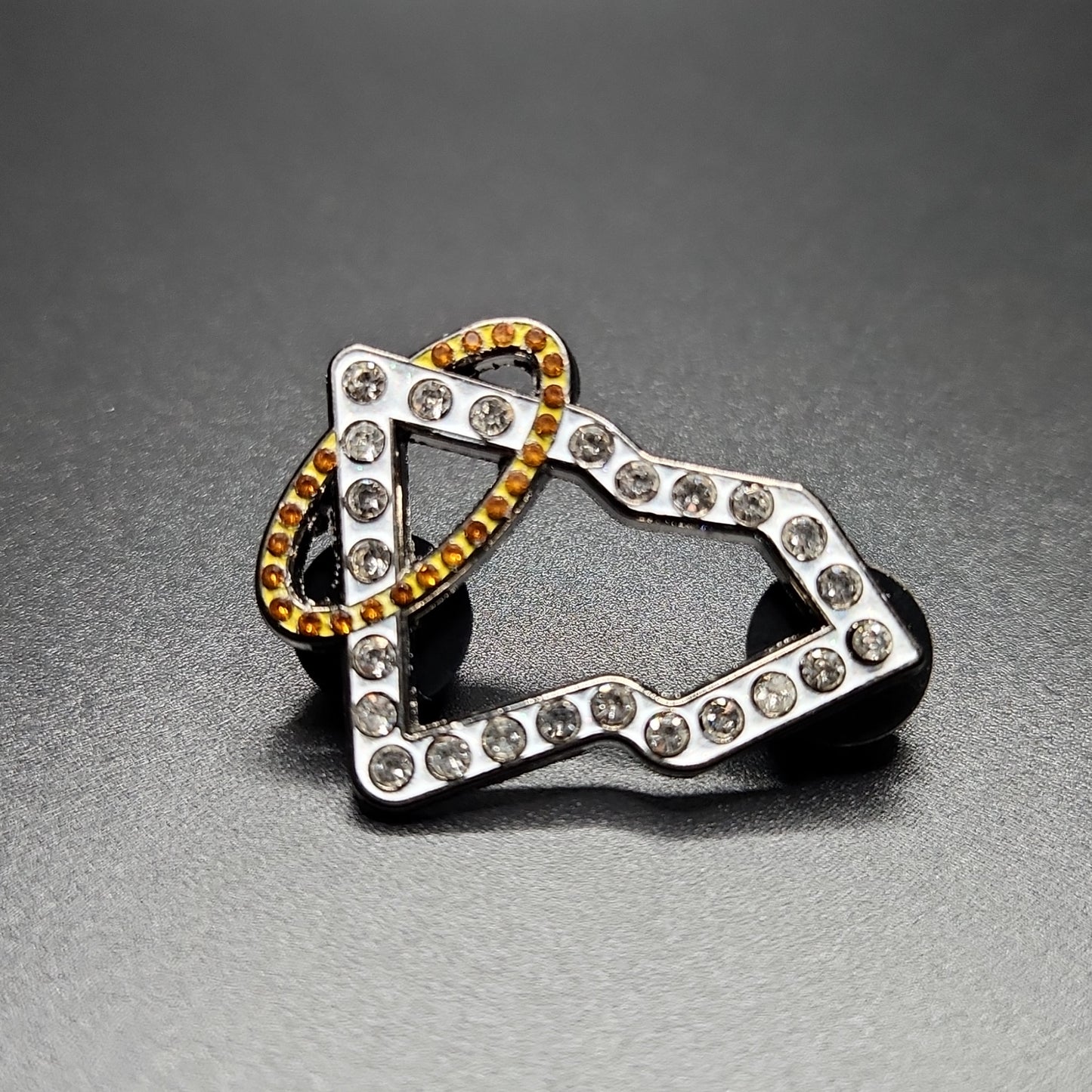 NEW ERA FLAG- White + Yellow Halo (GEMSTONES)