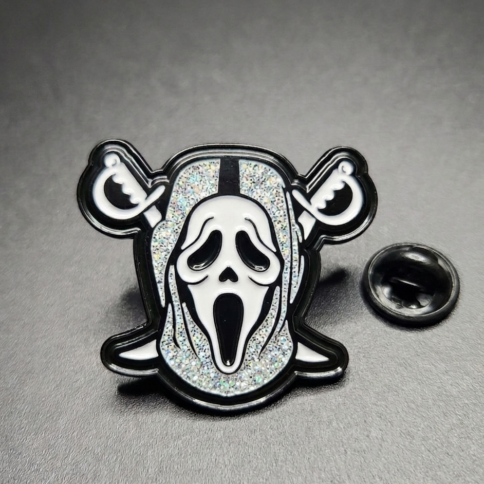 Scream RaiderEnamel Pin + Glow (Silver)