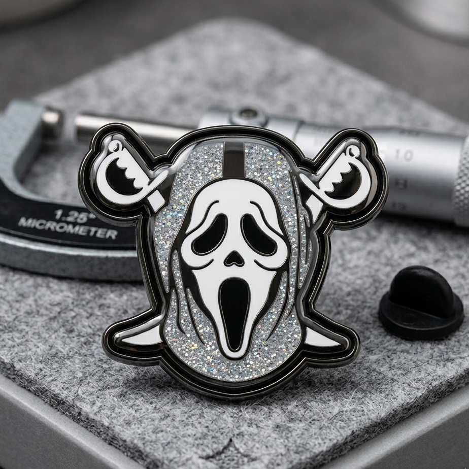 Scream Raider Enamel Pin 👻☠️ "3PACK" Plus 1 Mystery Color