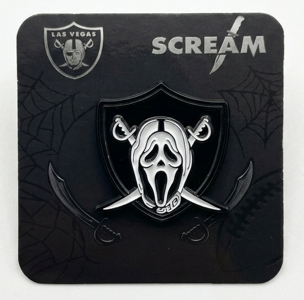 Scream Raider Inspired Enamel Pin