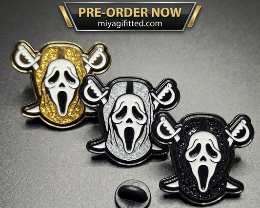 Ghostface Raider Enamel Pin 👻☠️ "3PACK" Plus 1 Mystery Color "Pre-Order"