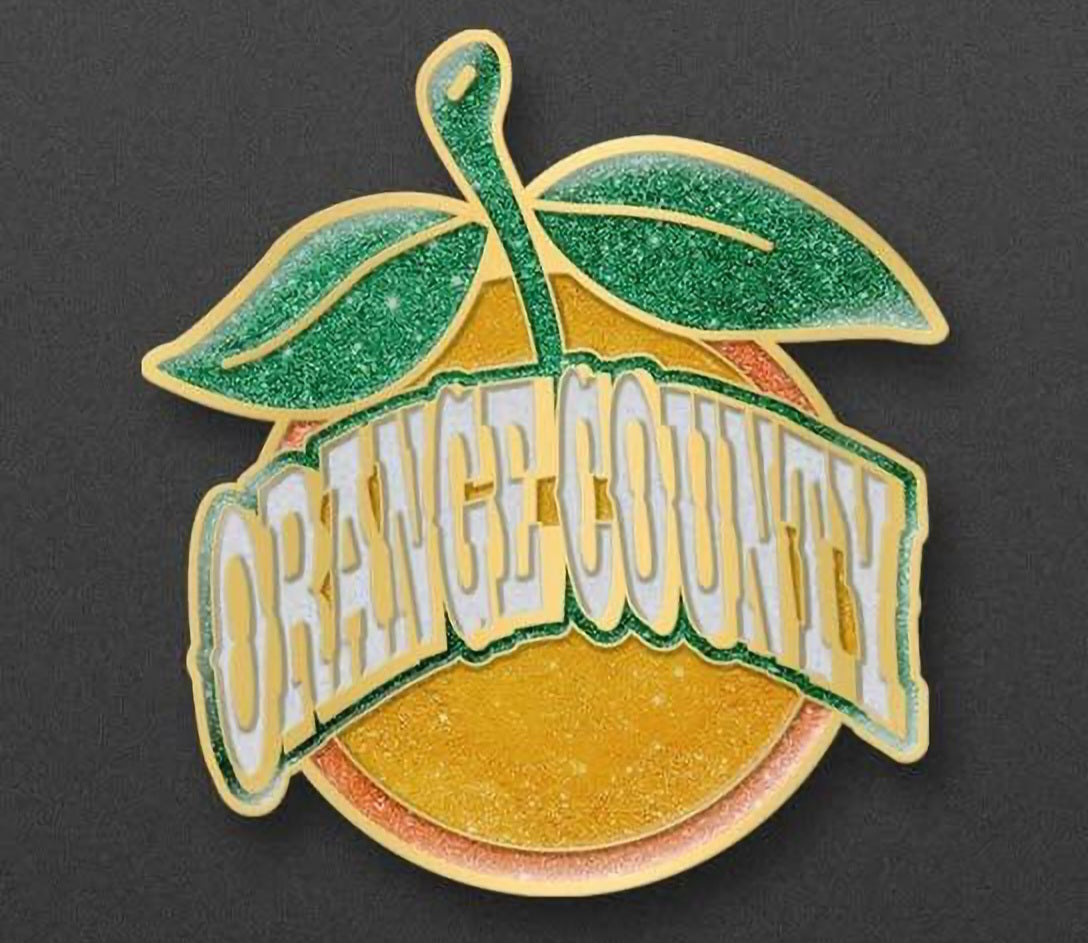 Orange County Pin – Limited Edition Gold Metal