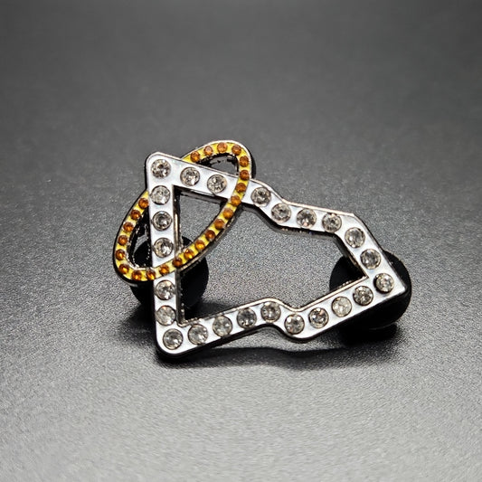 NEW ERA FLAG- White + Yellow Halo (GEMSTONES)