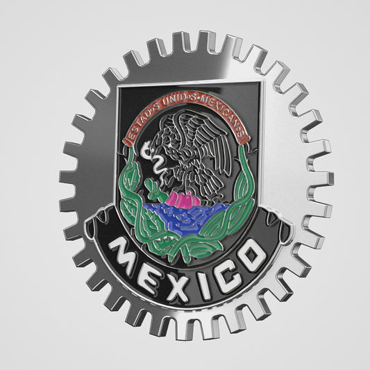 MEXICO BADGE - SILVER