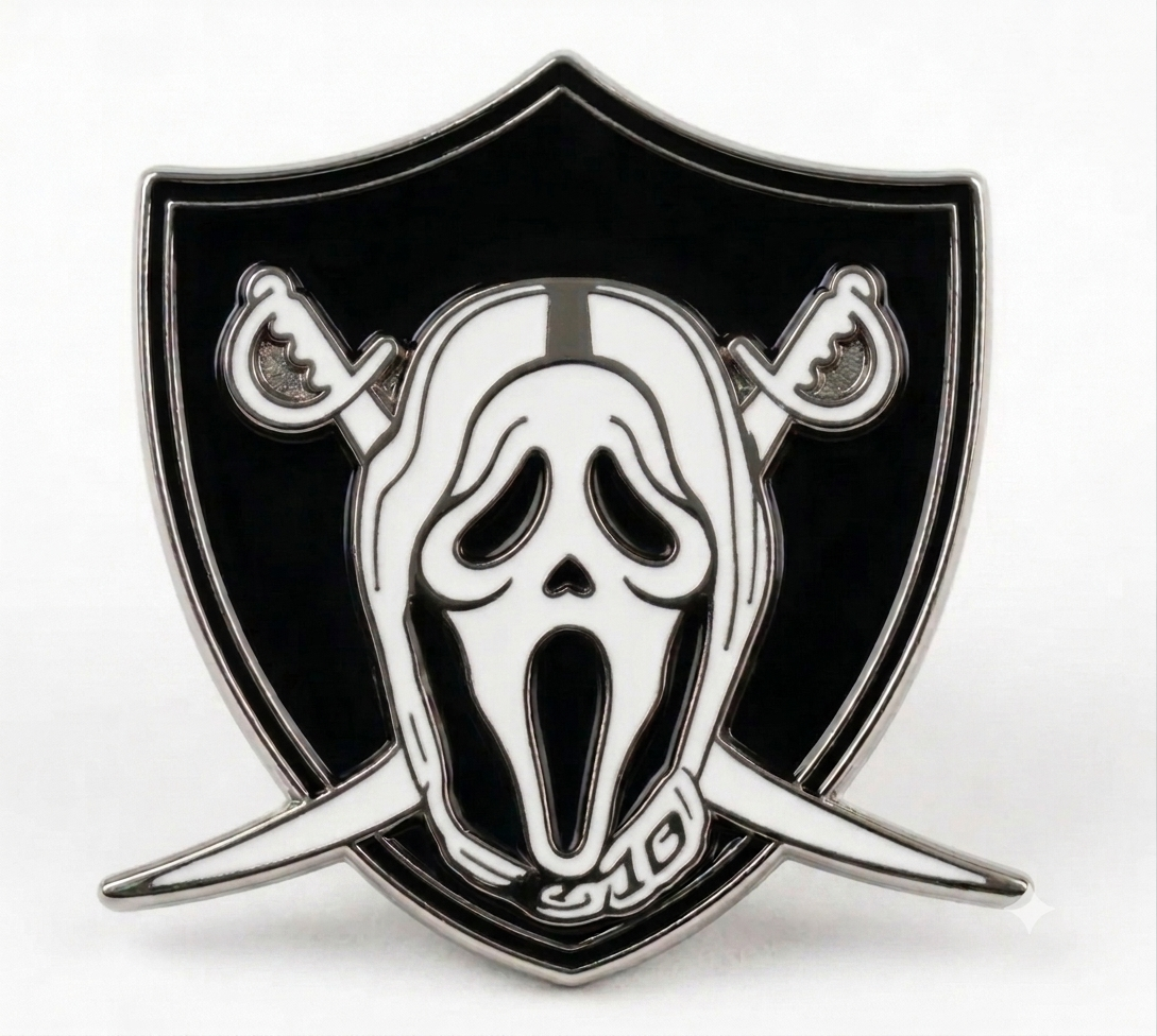 Scream Raider Inspired Enamel Pin