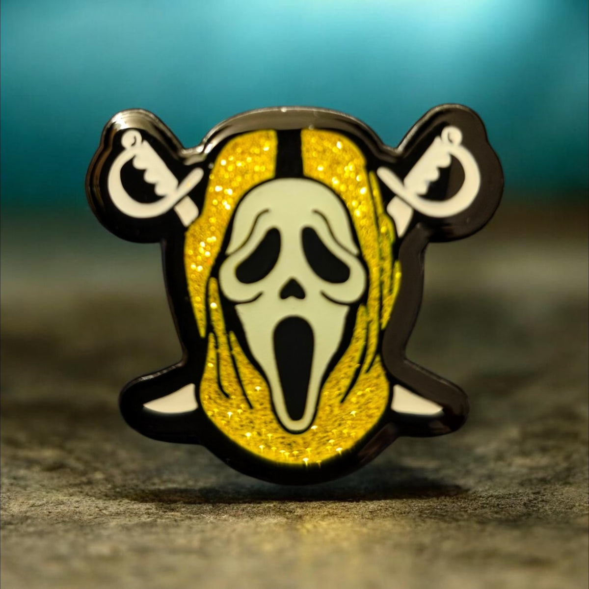 Scream Raider Enamel Pin + Glow - Set of 4 pins + one extra colorway