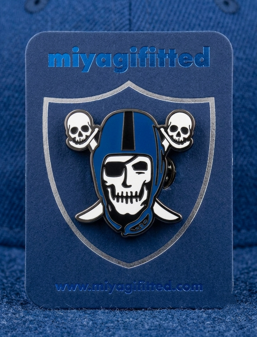 Skull Raider Enamel Pin 🏴‍☠️ "3PACK" Plus 1 Mystery Color "Pre-Order"