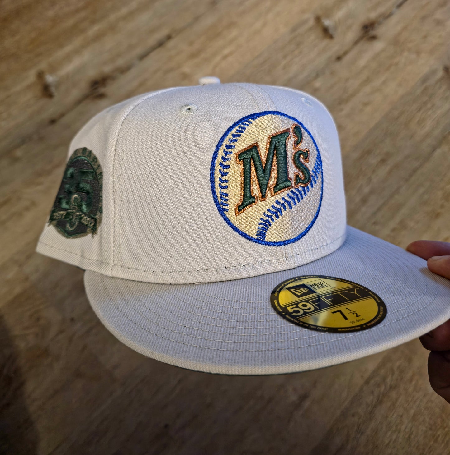 Seattle Mariners “Money Ms” Fitted Hat 7 5/8