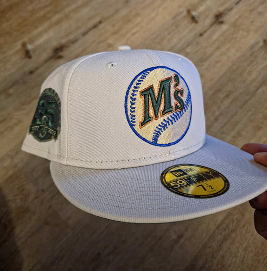 Seattle Mariners “Money Ms” Fitted Hat 7 5/8