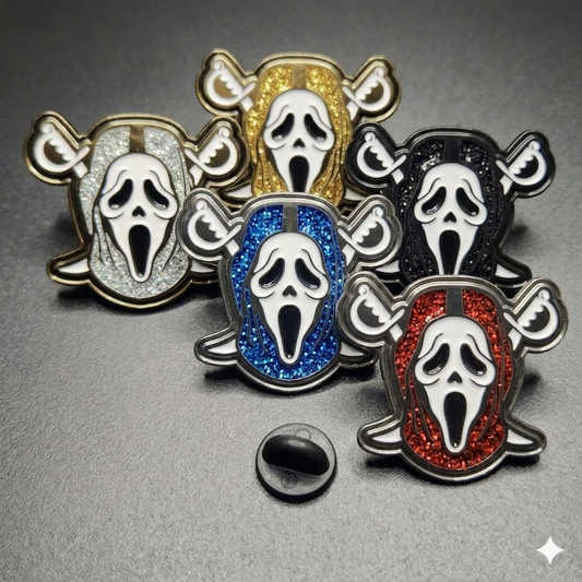 Ghostface Raider Enamel Pin 👻☠️ "5PACK"Pre-Order"