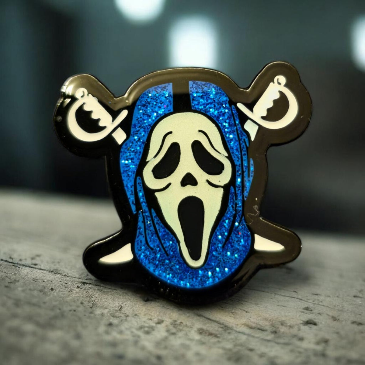 Scream Raider Enamel Pin + Glow - Set of 4 pins + one extra colorway