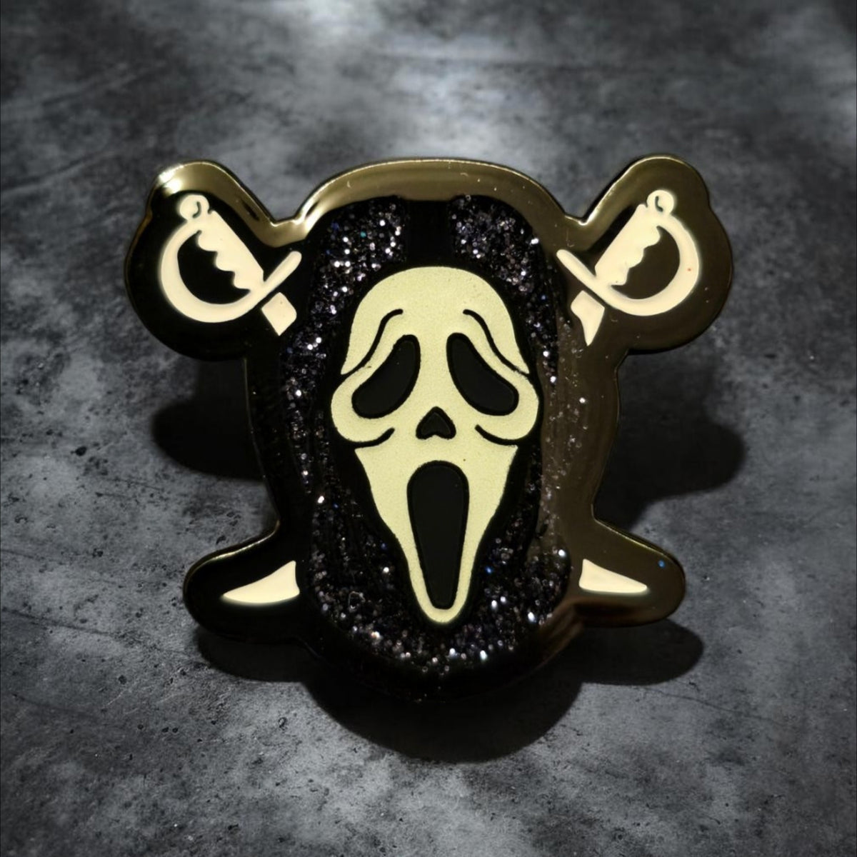 Scream Raider Enamel Pin + Glow - Set of 4 pins + one extra colorway