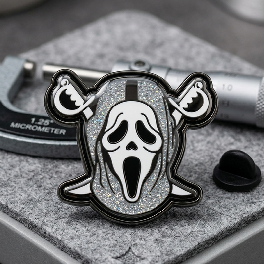 Ghostface Raider Enamel Pin + 1 Mystery Color👻☠️"pre-order"