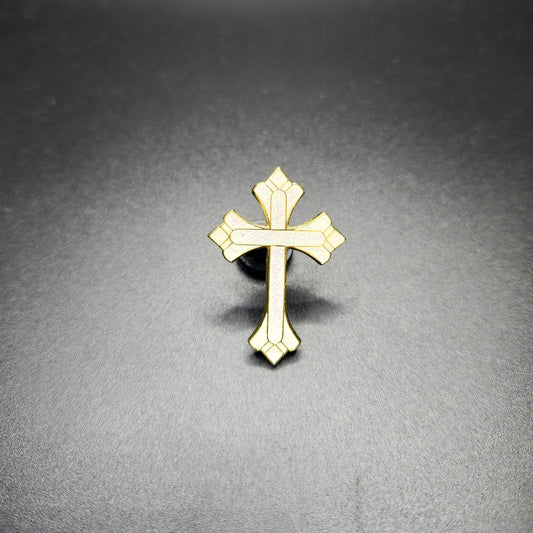 GOLD METAL - WHITE GLITTER