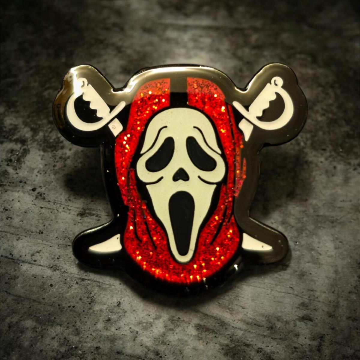 Scream Raider Enamel Pin + Glow - Set of 4 pins + one extra colorway