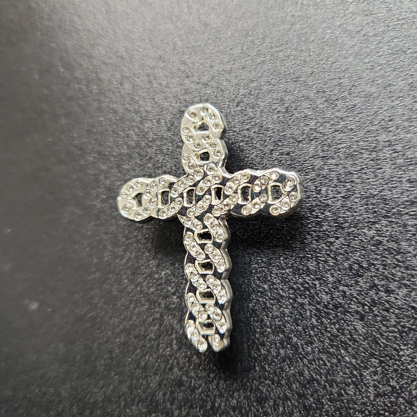 Silver Gem Cross