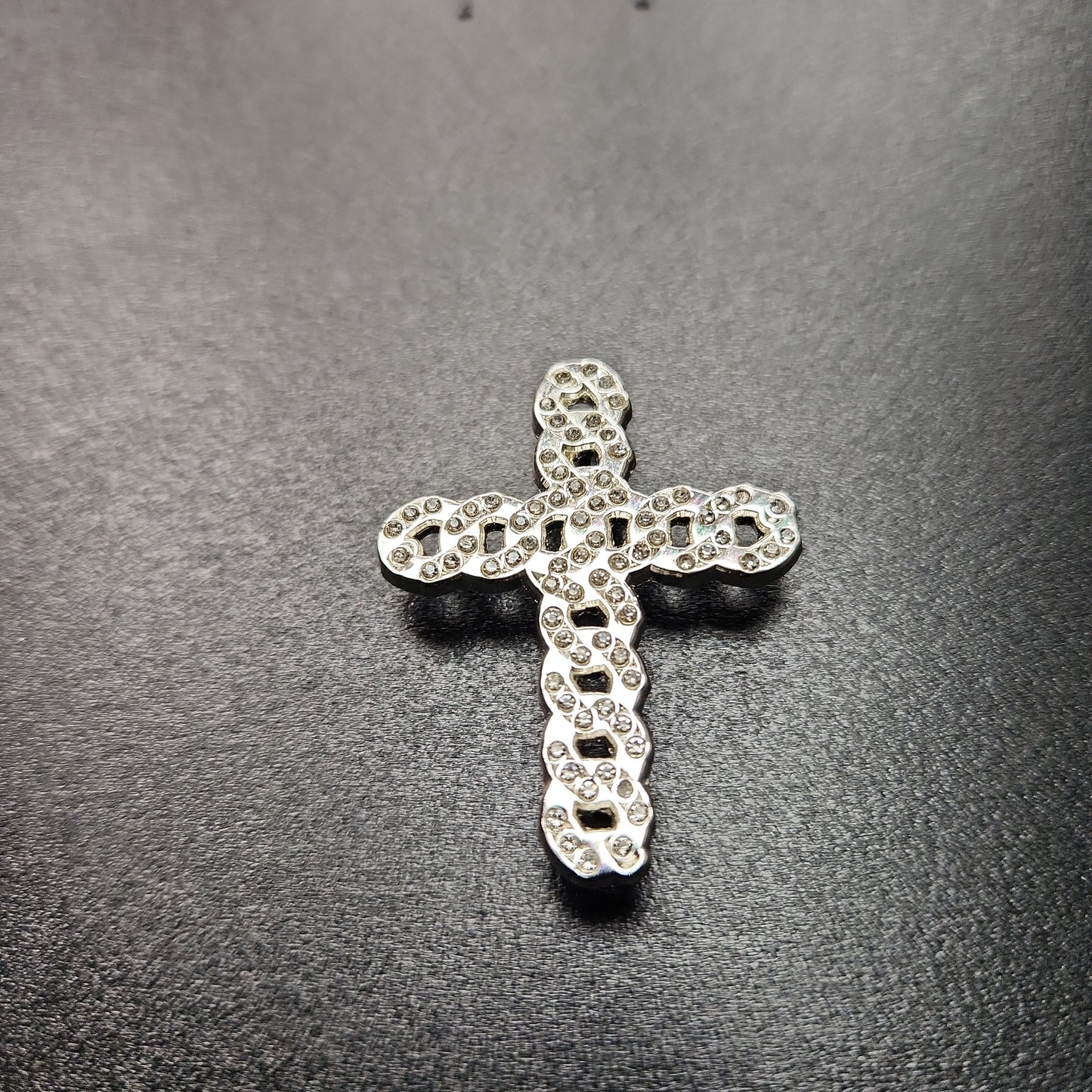 Silver Gem Cross